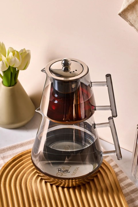 Perotti 16503 Franca Füme Cam Çaydanlık