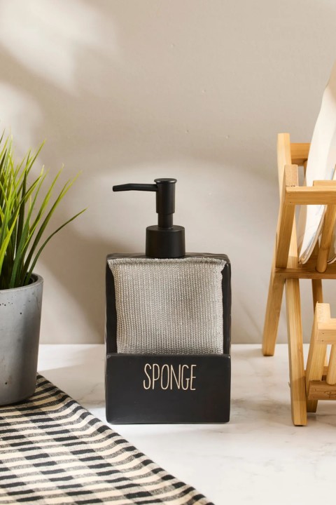 Perotti 16742 Sapone Black Süngerlikli Sabunluk