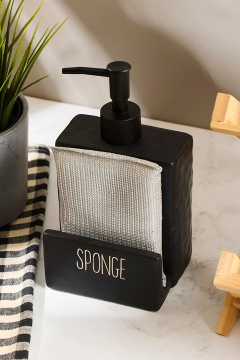 Perotti 16742 Sapone Black Süngerlikli Sabunluk