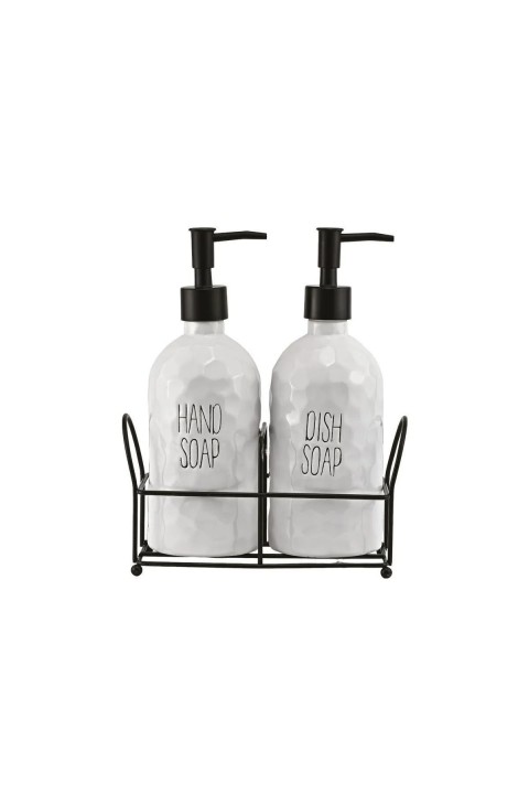 Perotti 16745 Sapone White 2'li Standlı Sabunluk
