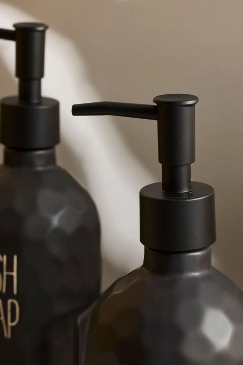 Perotti 16746 Sapone Black 2'li Standlı Sabunluk