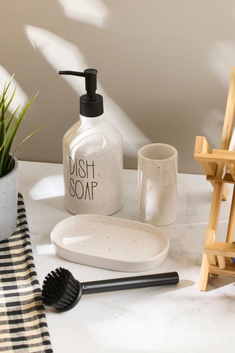 Perotti 16747 Sapone White Fırçalı Sabunluk