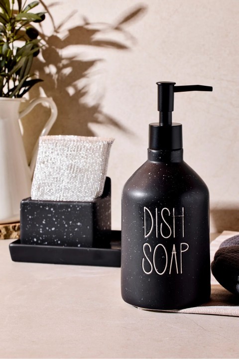 Perotti 16750 Sapone Black Süngerlikli Sabunluk