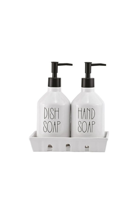 Perotti 16751 Sapone White 2'li Tepsili Sabunluk