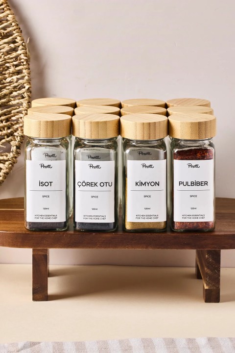 Perotti 16777 Raul Bamboo 12'li Baharatlık 120 Ml