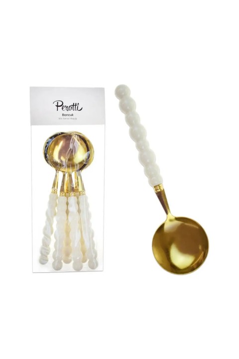 Perotti 17161 Boncuk 6'lı Yemek Kaşığı