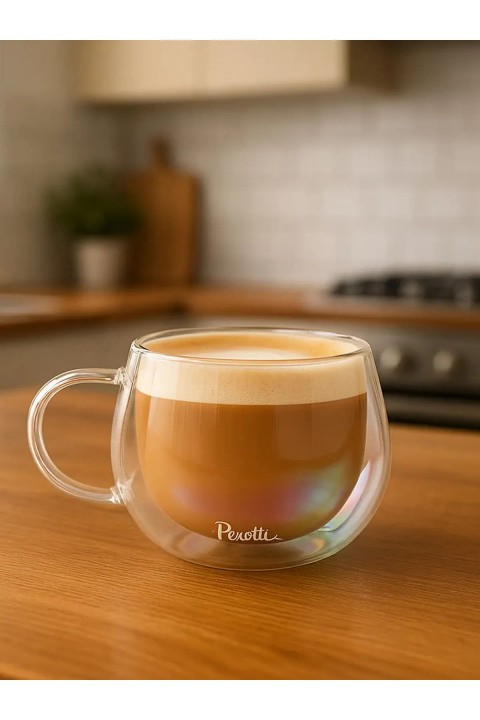 Perotti 17296 Cidar Colors Çift Cidarlı Kupa 280 Ml