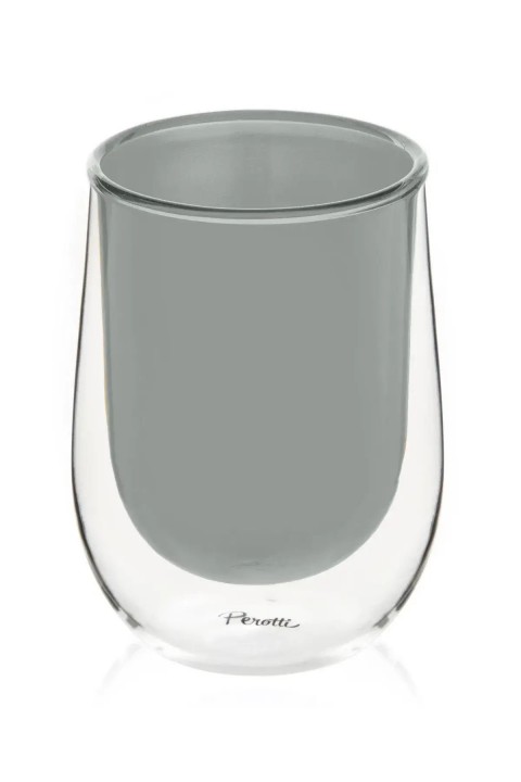 Perotti 17305 Cidar Colors Çift Cidarlı Kupa 300 Ml - Füme