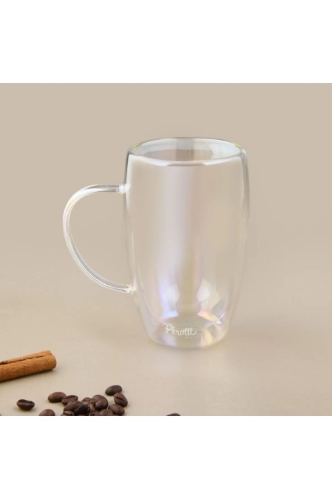 Perotti 17307 Cidar Colors Çift Cidarlı Latte Kupa 450 Ml - Füme Perotti 17307 Cidar Colors Çift Cidarlı Latte Kupa 450 Ml - Füme