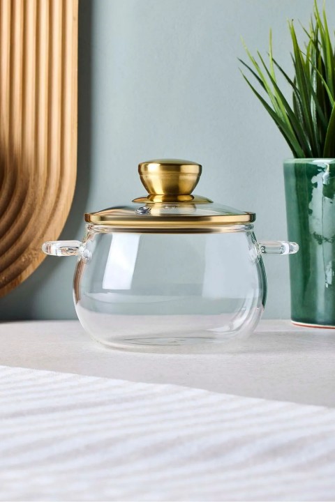 Perotti 17568 Roy Cam Tencere 800 Ml - Gold