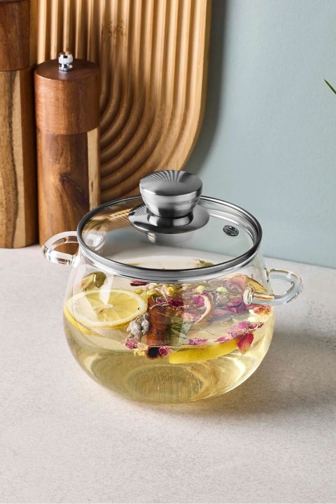 Perotti 17569 Roy Cam Tencere 1200 Ml - Gold