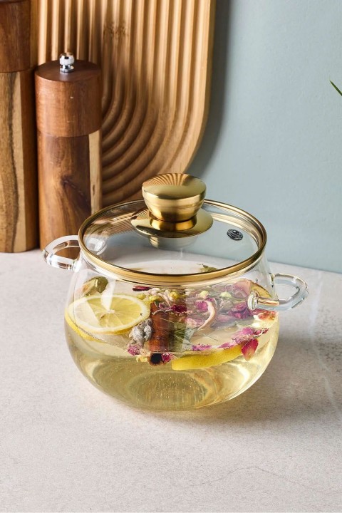 Perotti 17570 Roy Cam Tencere 1200 Ml - Silver