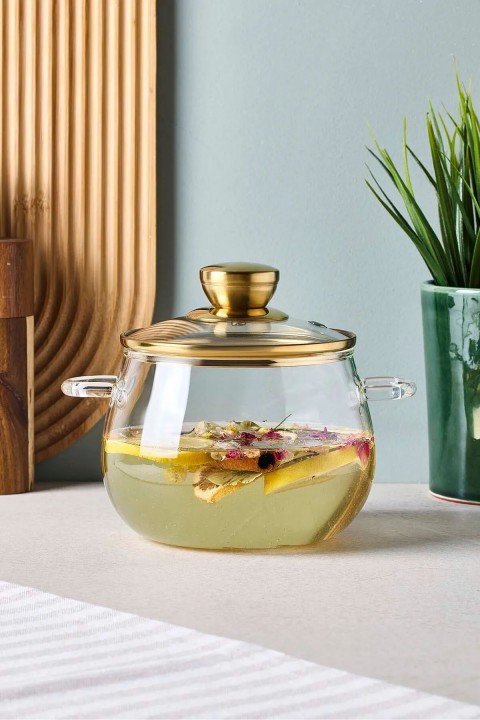 Perotti 17570 Roy Cam Tencere 1200 Ml - Silver