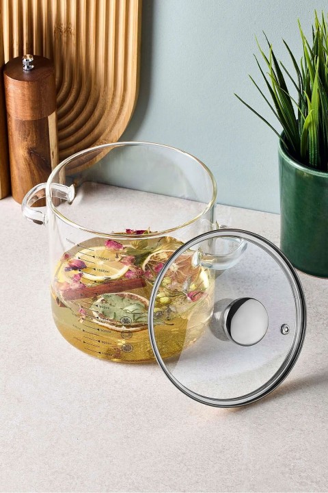 Perotti 17573 Sean Cam Tencere 1800 Ml - Silver