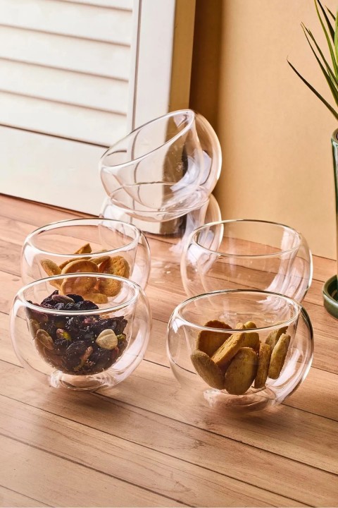 Perotti 17578 Bowy 6'lı Çift Cidarlı Kase