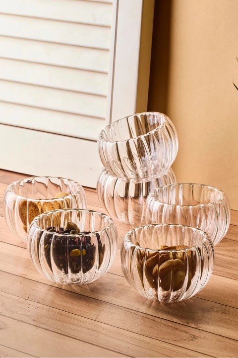 Perotti 17583 Bowy Line 6'lı Çift Cidarlı Kase