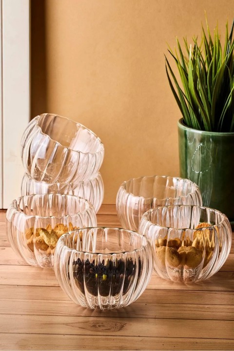 Perotti 17584 Bowy Line 6'lı Çift Cidarlı Kase