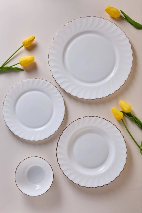 Perotti 17585 Waves 24 Parça 6 Kişilik Yemek Takımı