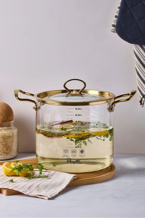 Perotti 17642 Logan Gold 5.5 Lt Tencere