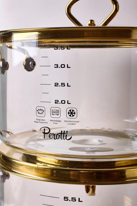 Perotti 17643 Logan Gold 4'lü Tencere Seti