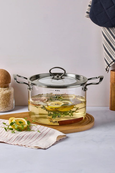 Perotti 17646 Logan Silver Tencere 4.5 Lt