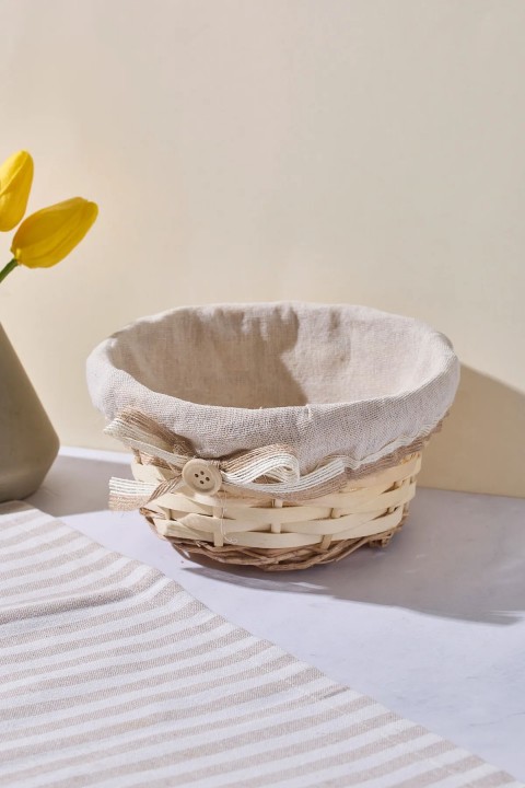 Perotti 17978 Salice Hasır Ekmek Sepeti 18,5x9 Cm