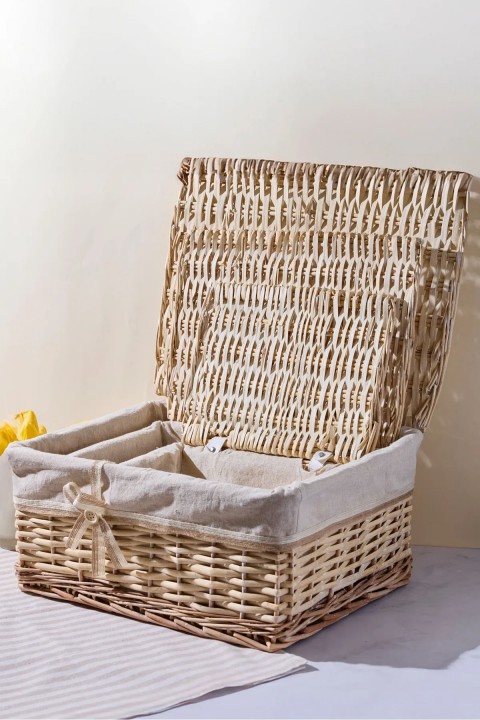 Perotti 18004 Salice Hasır 3'lü Sepet Organizer Düzenleyici 