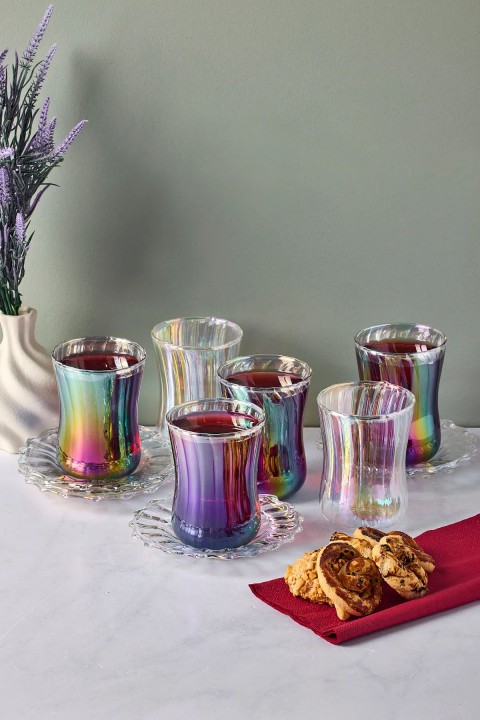 Perotti 18042 Nilüfer Luster 12 Parça Çay Seti