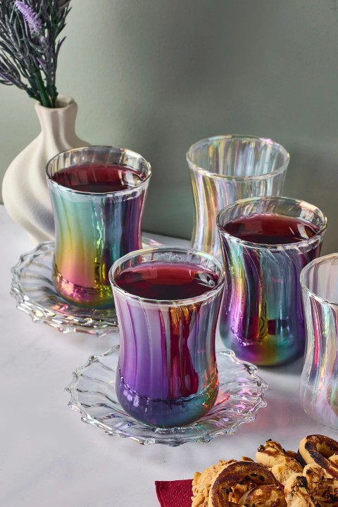 Perotti 18042 Nilüfer Luster 12 Parça Çay Seti