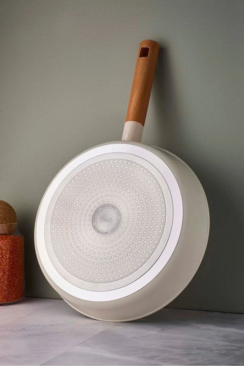 Perotti 18081 CookWood 9 Parça Tencere Tava Seti - Bej