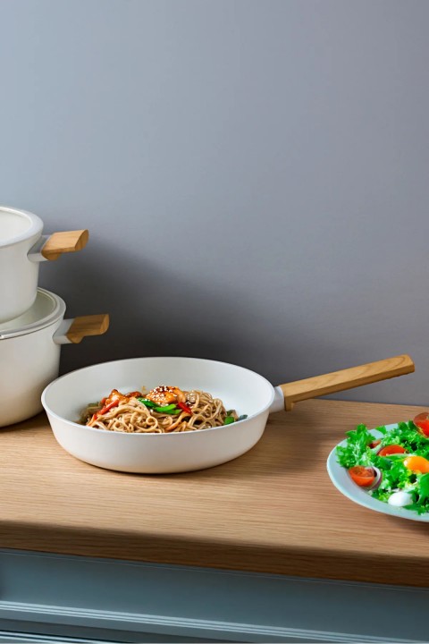 Perotti Danish Cook İndüksiyon Tabanlı 7 Parça Tencere Seti - Bej 