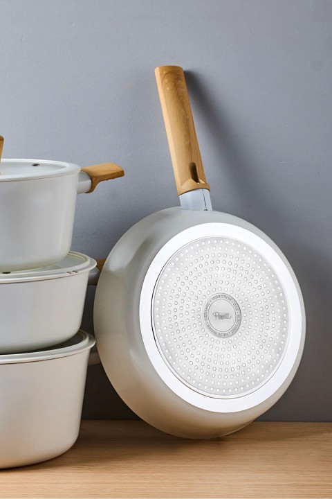 Perotti Danish Cook İndüksiyon Tabanlı 7 Parça Tencere Seti - Bej 