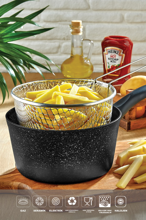 POLOCHEF MELDA GRANİT KIZARTMA TAVA 20 CM