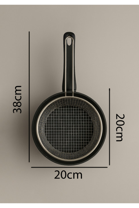 POLOCHEF MELDA GRANİT KIZARTMA TAVA 20 CM