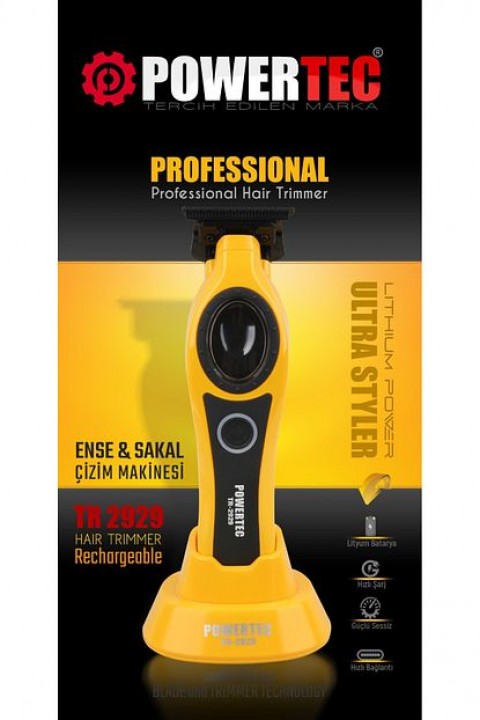 Powertec TR-2929 Ense Sakal Çizim Makinesi