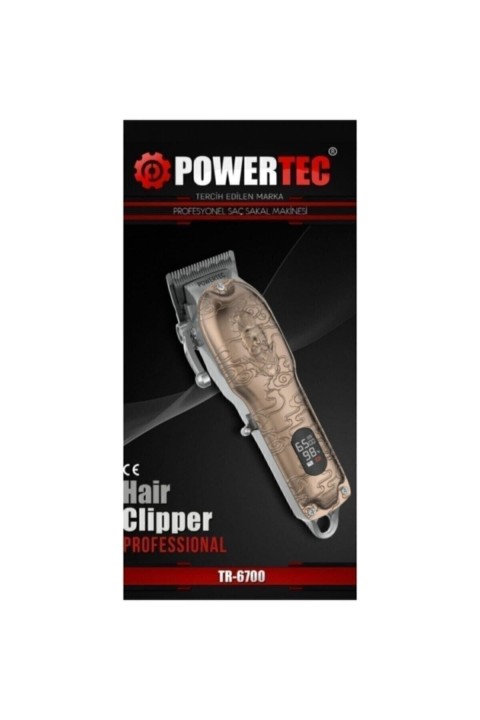 Powertec TR- 6700 Dijital Saç Tıraş Makinesi