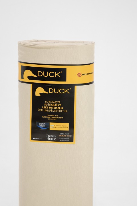Premier Metrelik Duck Keten Kumaş Su İtici Bez 1 Metre DRE1144 - Bej