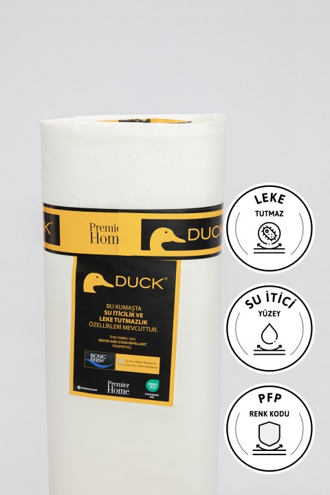 Premier Metrelik Duck Keten Kumaş Su İtici Bez 1 Metre PFP - Ekru