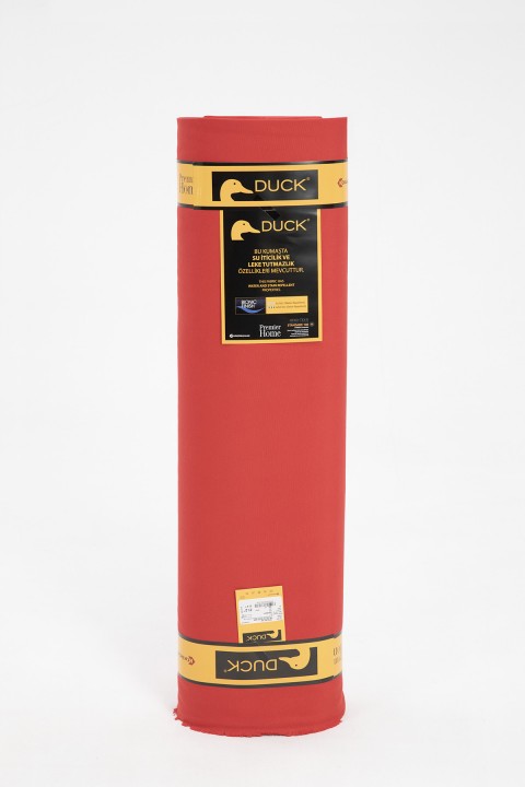 Premier Metrelik Duck Keten Kumaş Su İtici Bez 30 Metre DRK8077 - Kırmızı