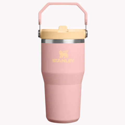 STANLEY THE ICEFLOW™ FLİP STRAW 2.0 TUMBLER 0.59L / 20OZ PEACH ROSE