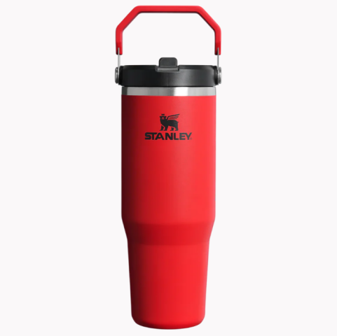 STANLEY THE ICEFLOW™ FLİP STRAW 2.0 TUMBLER 0.89L / 30OZ CHİLİ BLACK