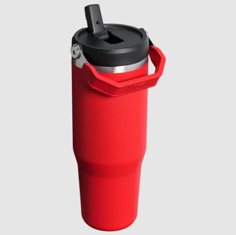 STANLEY THE ICEFLOW™ FLİP STRAW 2.0 TUMBLER 0.89L / 30OZ CHİLİ BLACK