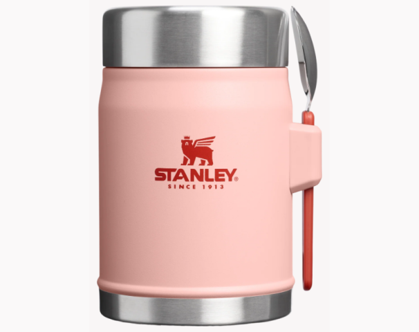 STANLEY THE LEGENDARY FOOD JAR + SPORK 0.4L / 14OZ PEACH