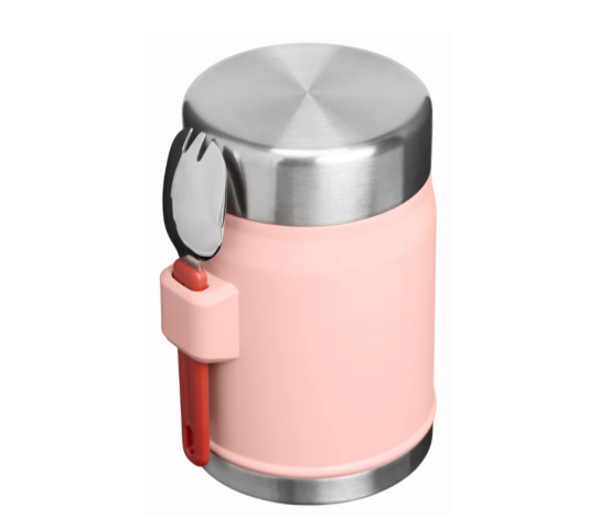 STANLEY THE LEGENDARY FOOD JAR + SPORK 0.4L / 14OZ PEACH