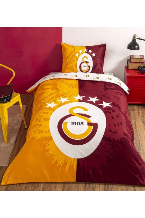 Taç 5 Yıldız Galatasaray Nevresim Takımı - Kırmızı