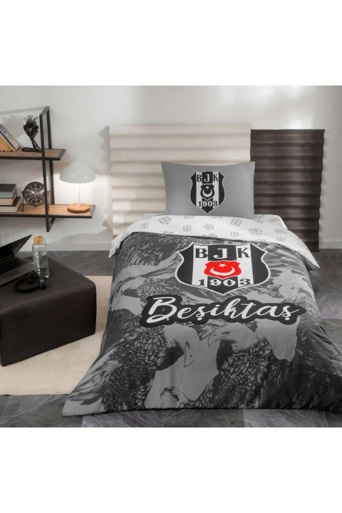 Taç Lisanslı Beşiktaş Tek Kişilik Nevresim Takımı