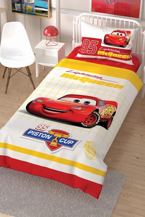 Taç Lisanslı Cars Tek kişilik Nevresim Takımı