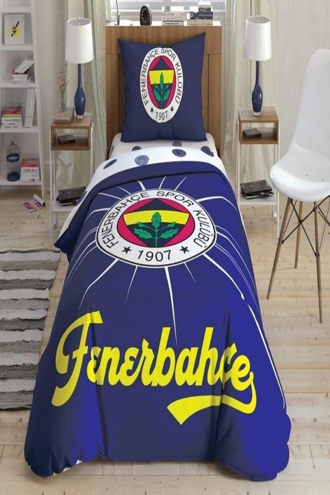 Tek Kişilik Nevresim Takımı Fenerbahçe Light Glow