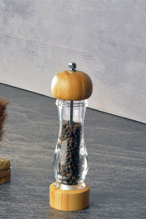 Tohana Bambu Akrilik Büyük Boy Karabiber Değirmeni