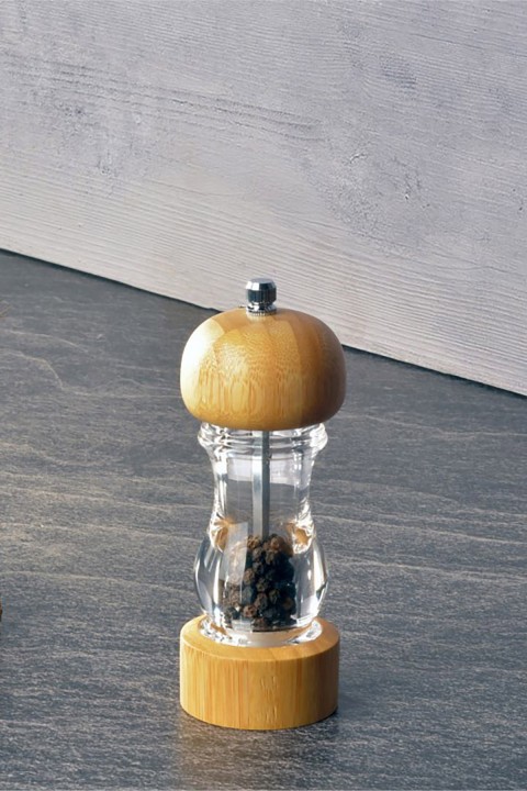 Tohana Bambu Akrilik Küçük Boy Karabiber Değirmeni